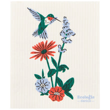 Charger l'image dans la galerie, Hummingbird Floral Swedish Dishcloth