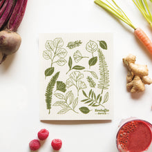 Load image into Gallery viewer, Fern & Frond Swedish Dishcloth