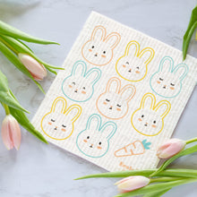Load image into Gallery viewer, Bunny Swedish Dishcloth