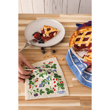 Load image into Gallery viewer, Berry Bramble Swedish Dishcloth