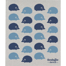 Load image into Gallery viewer, Happy Hedgehog Swedish Dishcloth