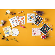 Load image into Gallery viewer, Bees And Blooms Swedish Dishcloth