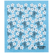 Load image into Gallery viewer, Bouquet Blue Swedish Dishcloth