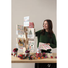 Load image into Gallery viewer, Kitty Carol Christmas Swedish Dishcloth
