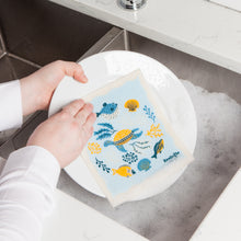 Load image into Gallery viewer, Under the Sea Swedish Sponge Cloth