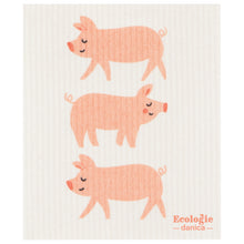 Load image into Gallery viewer, Penny Pig Swedish Dishcloth