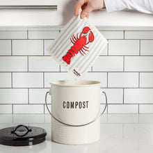 Load image into Gallery viewer, Lobster Swedish Sponge Cloth