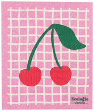 Load image into Gallery viewer, Very Cherry Swedish Dishcloth