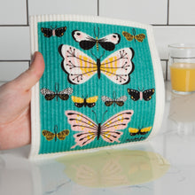 Charger l'image dans la galerie, Éponge suédoise à motifs de papillons