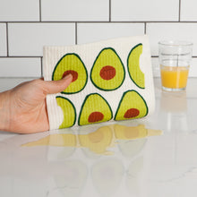 Load image into Gallery viewer, Avocados Swedish Dishcloth