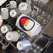 Load image into Gallery viewer, Santa Ornament Swedish Sponge Cloth