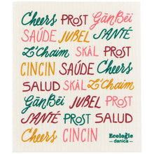 Load image into Gallery viewer, Cheers All Around Swedish Dishcloth