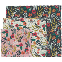 Load image into Gallery viewer, Floral Beeswax Wrap Set of 3