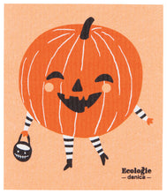 Load image into Gallery viewer, Boo Crew Pumpkin Swedish Sponge Cloth