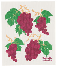Load image into Gallery viewer, Grapes Swedish Sponge Cloth