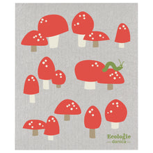 Load image into Gallery viewer, Totally Toadstools Swedish Dishcloth
