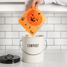 Load image into Gallery viewer, Boo Crew Pumpkin Swedish Sponge Cloth