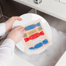 Load image into Gallery viewer, Christmas Crackers Swedish Sponge Cloth