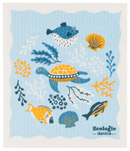 Load image into Gallery viewer, Under the Sea Swedish Sponge Cloth