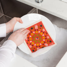 Load image into Gallery viewer, Fall Foliage Swedish Sponge Cloth