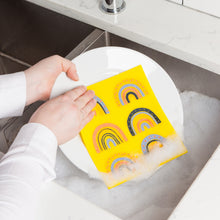Load image into Gallery viewer, Rainbows Swedish Dishcloth