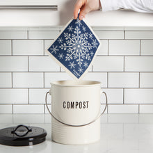 Load image into Gallery viewer, Snowflake Ornament Swedish Sponge Cloth