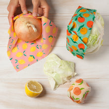 Load image into Gallery viewer, Citrus Beeswax Wrap Set of 3