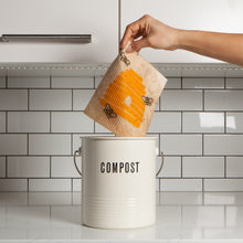 Load image into Gallery viewer, Bees Swedish Dishcloth