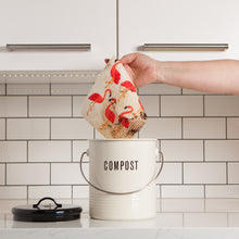 Load image into Gallery viewer, Flamingos Swedish Sponge Cloth