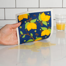 Load image into Gallery viewer, Provencal Lemons Swedish Sponge Cloth