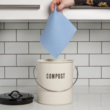 Load image into Gallery viewer, Rust and Sky Blue Sponge Cloth Set of 2