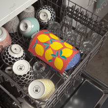 Load image into Gallery viewer, Lemon Swedish Sponge Cloth