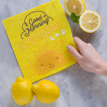 Load image into Gallery viewer, Good Morning Sun Swedish Dishcloth