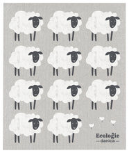 Load image into Gallery viewer, Counting Sheep Swedish Sponge Cloth