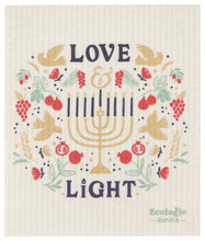 Load image into Gallery viewer, Love and Light Swedish Sponge Cloth