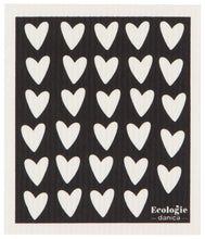 Load image into Gallery viewer, Hearts Swedish Sponge Cloth