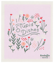 Load image into Gallery viewer, Stupid Dishes Swedish Sponge Cloth