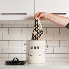 Load image into Gallery viewer, Black Swedish Sponge Cloth