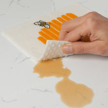 Load image into Gallery viewer, Bees Swedish Sponge Cloth