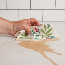 Load image into Gallery viewer, Bough and Berry Swedish Sponge Cloth