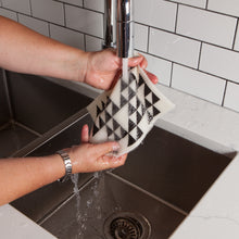 Load image into Gallery viewer, Black Swedish Sponge Cloth