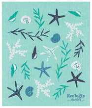 Load image into Gallery viewer, Coastal Treasures Swedish Sponge Cloth
