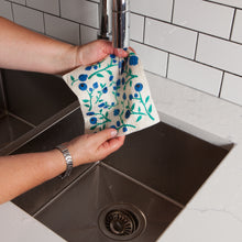 Load image into Gallery viewer, Blueberries Swedish Sponge Cloth