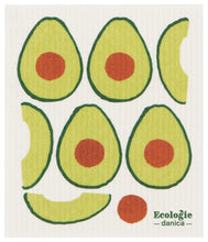 Load image into Gallery viewer, Avocados Swedish Sponge Cloth

