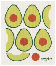 Load image into Gallery viewer, Avocados Swedish Sponge Cloth