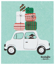 Load image into Gallery viewer, Winter Wheels Dog Swedish Sponge Cloth