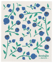 Load image into Gallery viewer, Blueberries Swedish Sponge Cloth