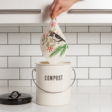 Load image into Gallery viewer, Forest Woodpecker Swedish Dishcloth