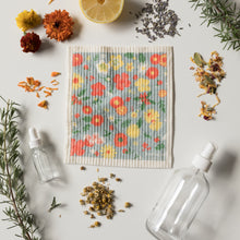 Load image into Gallery viewer, Flowers Of The Month Swedish Dishcloth