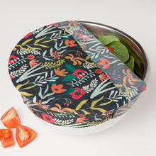 Load image into Gallery viewer, Floral Beeswax Wrap Set of 3